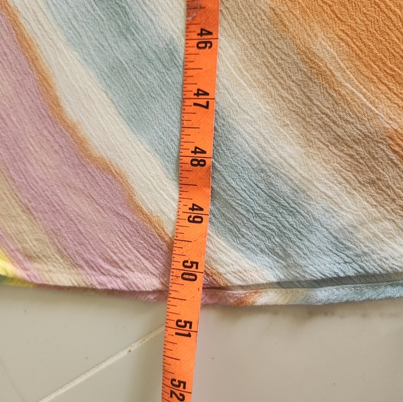 Mustard Seed EUC Spaghetti Straps Spring Summer Vacation Medium  Maxi Sundress - Picture 12 of 14